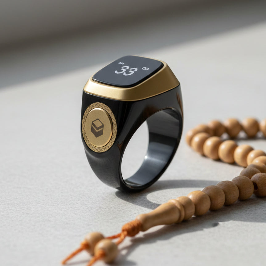 Smart Zikr Ring With Prayer Reminder