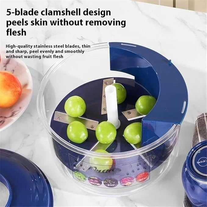 Automatic Small Fruit Peeler Machine  ( آلة تقشير الفاكهة الذكية من أوماتيك )